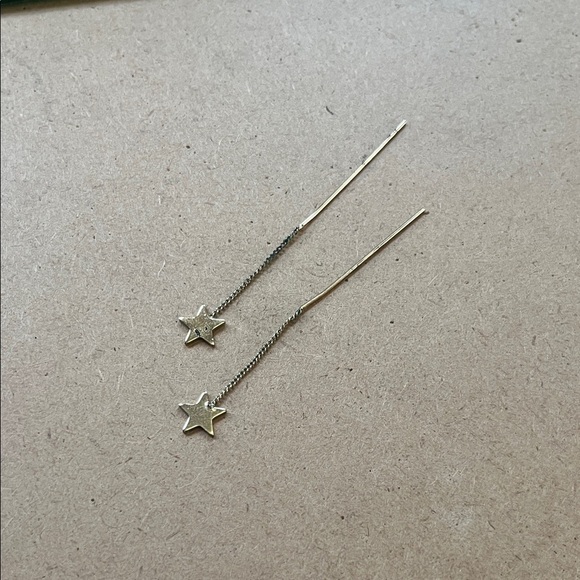 Jewelry - Gold Star Threader Earrings